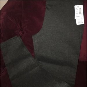 RW & CO (Canadian Brand) Premium Dressy Slate Gray Dark Gray Leggings Size Small